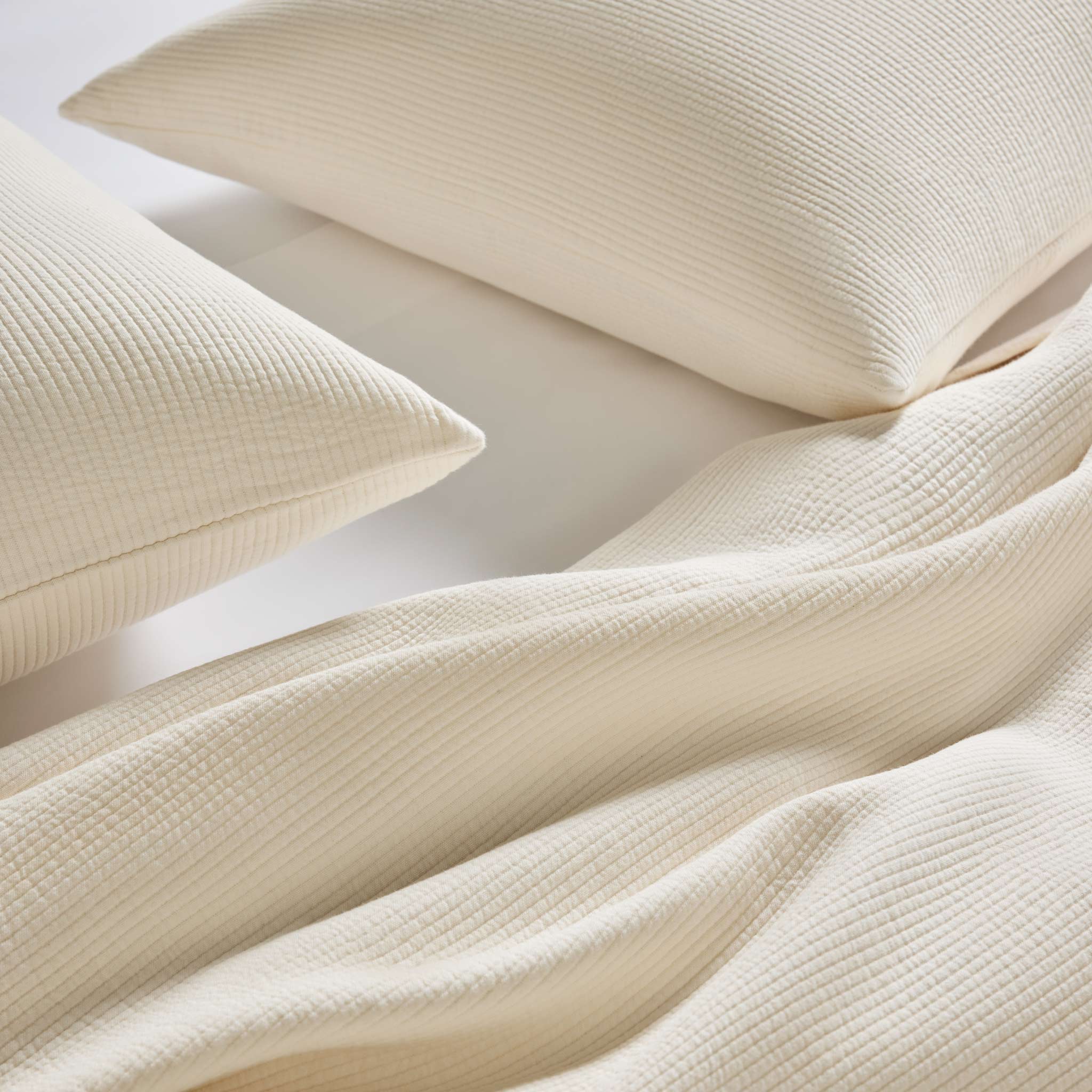Ribbed Matelasse Duvet Cover