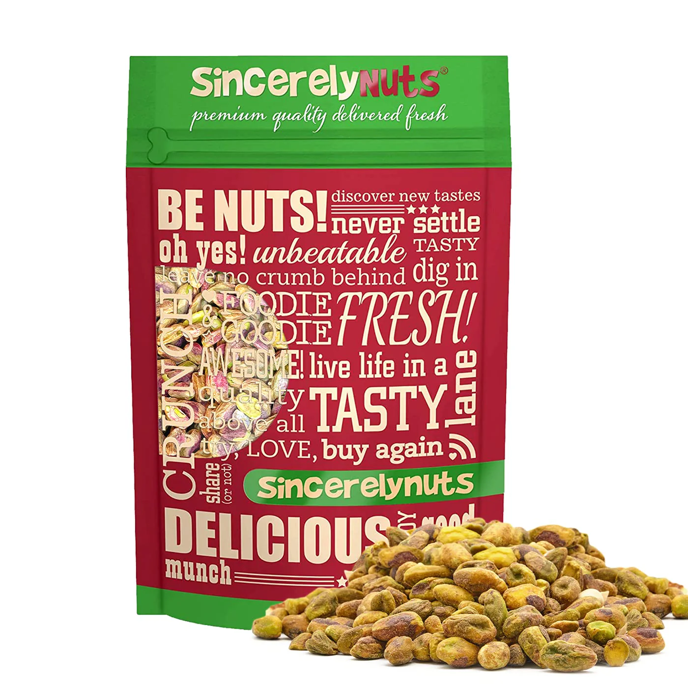 Pistachios Roasted and Salted Kernels - Meats - No Shell