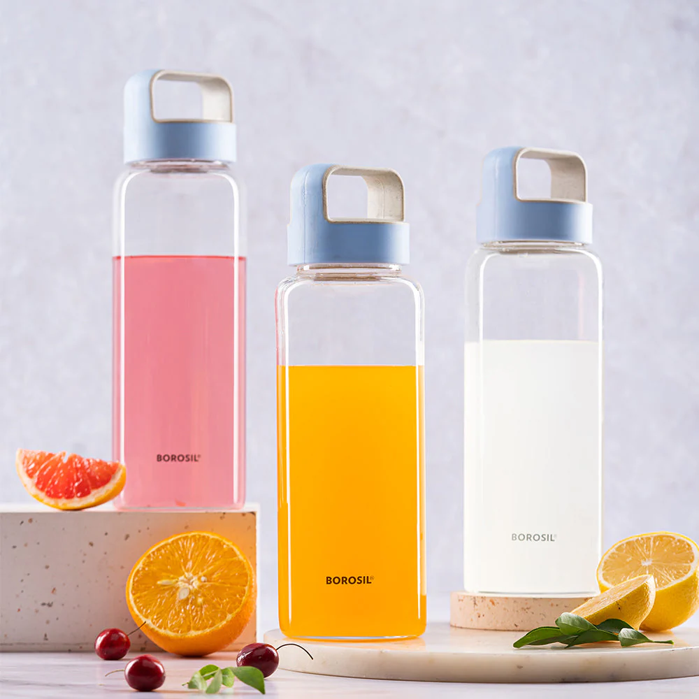 Crysto Clear Glass Bottle