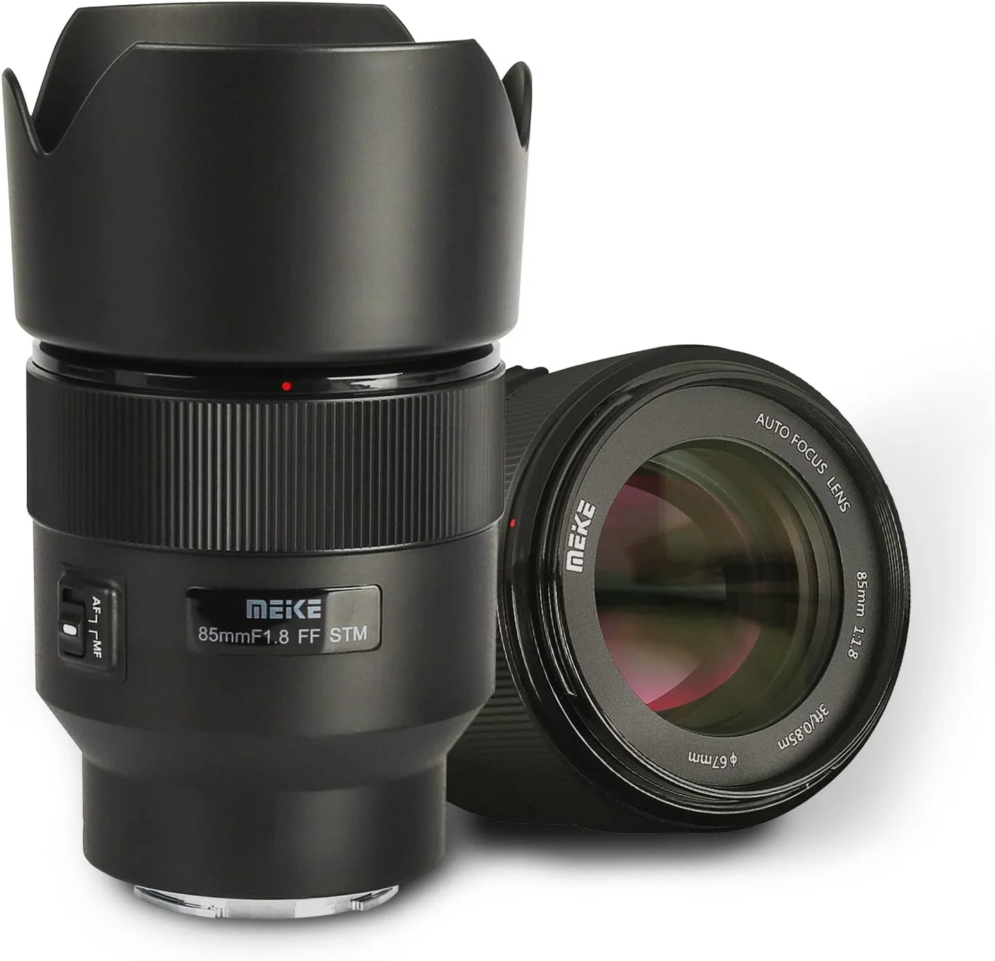 Camera Lens Large Aperture Auto Focus Medium Telephoto Fixed Prime Portrait Lens for Sony E Mount Mirrorless Cameras