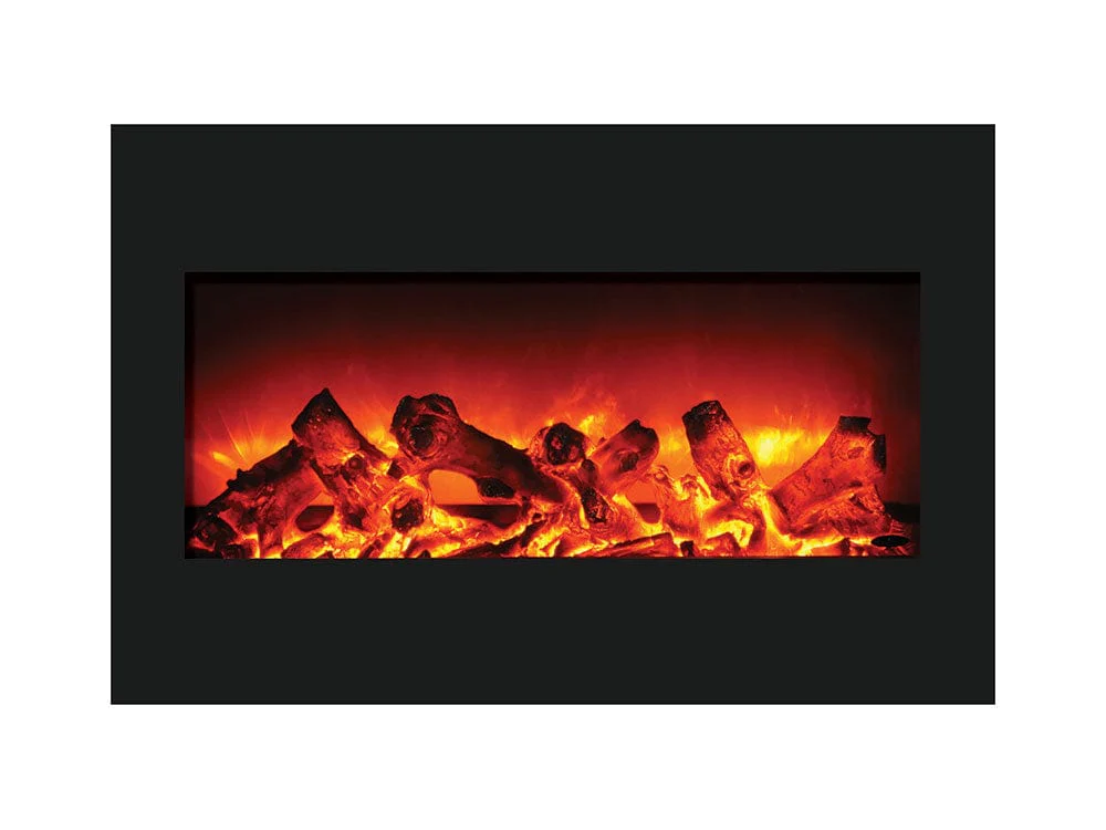 Amantii Zero Clearance Series 33-In Built-In Electric Fireplace