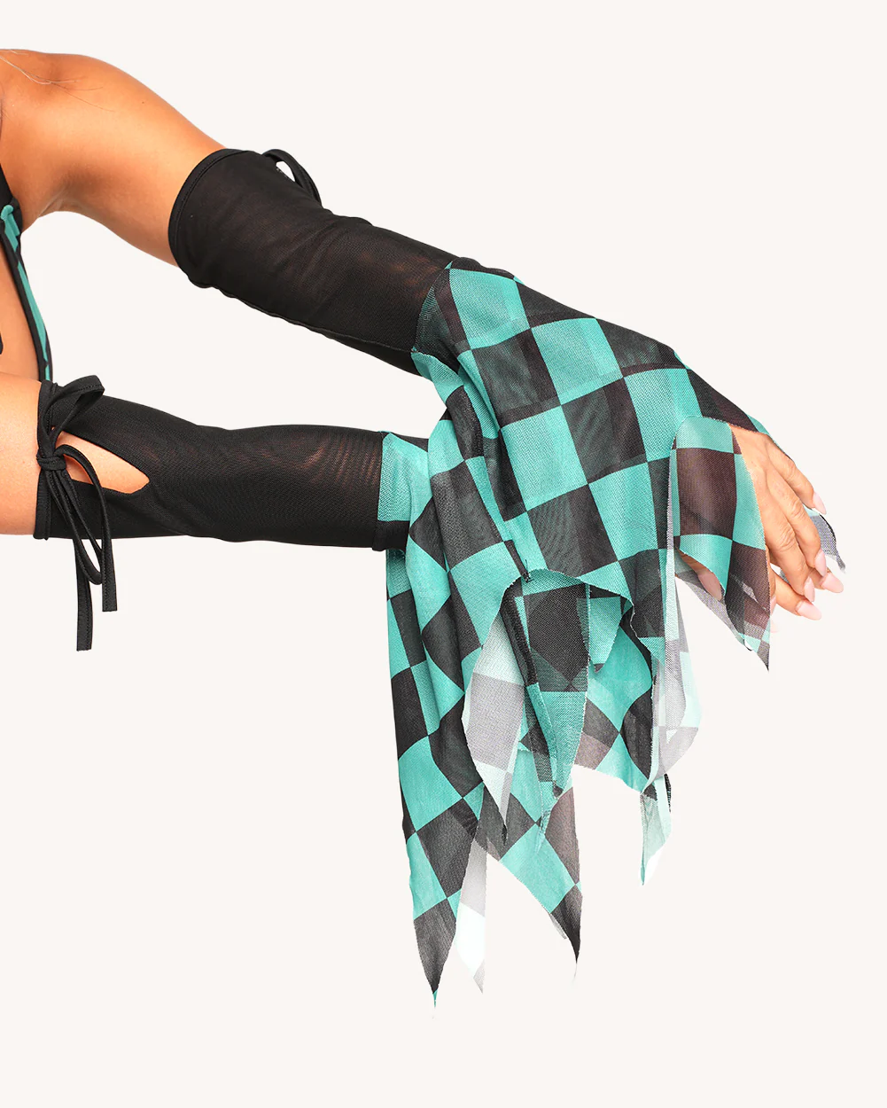 Demon's Mercy Mesh Dress with Sleeves