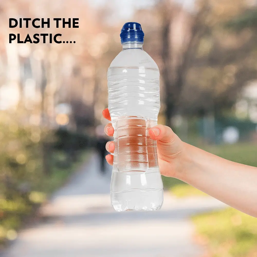 Borosil Aquaslim Bottle, 1L