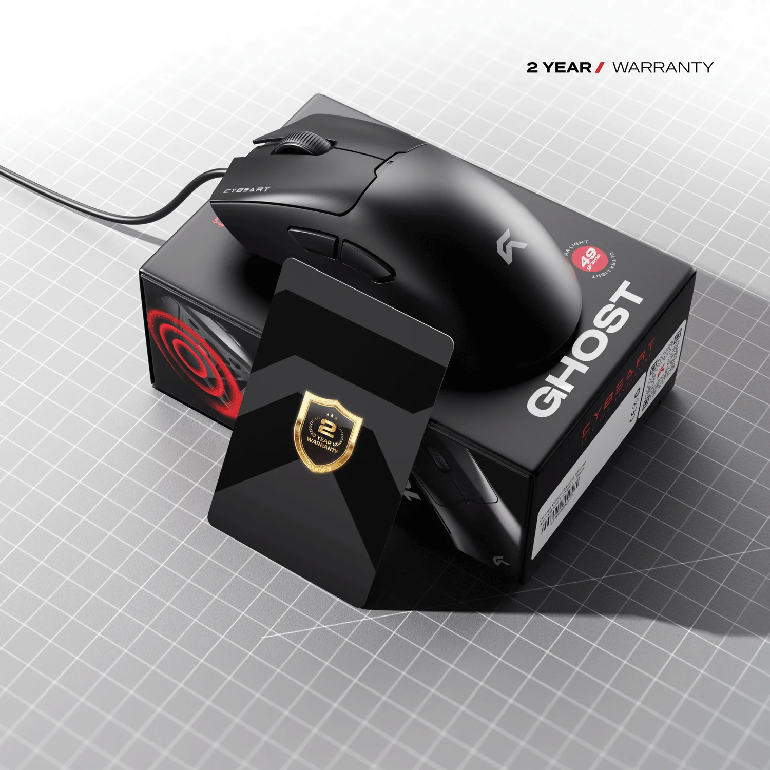 Ghost | 49g Ultra-light Wired Gaming Mouse