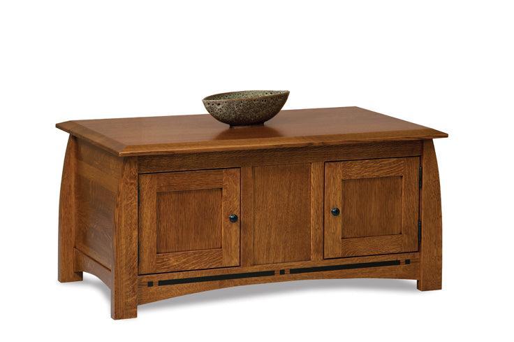 Amish Boulder Creek Enclosed Coffee Table with Doors