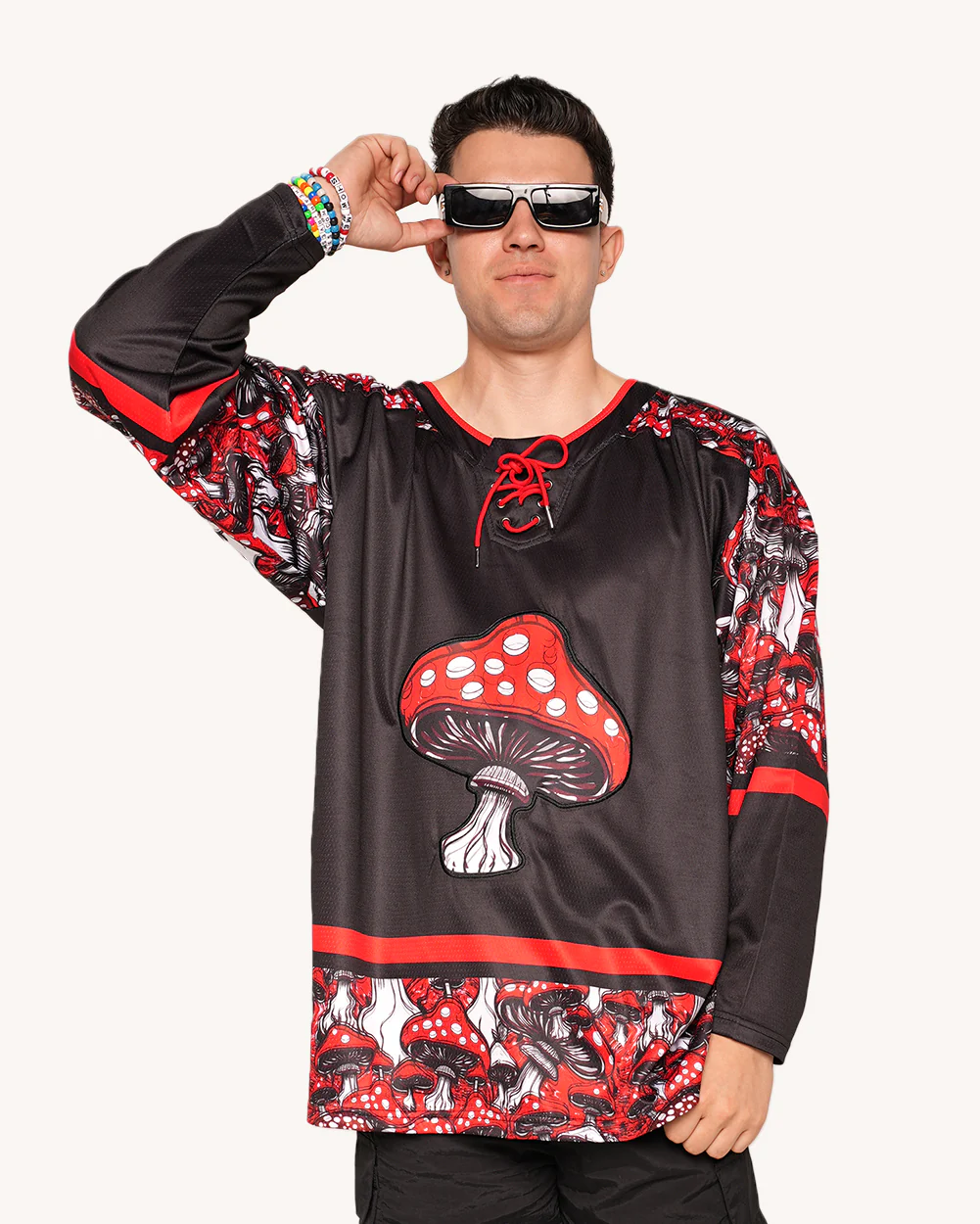Secret of Life Mushroom Unisex Hockey Jersey
