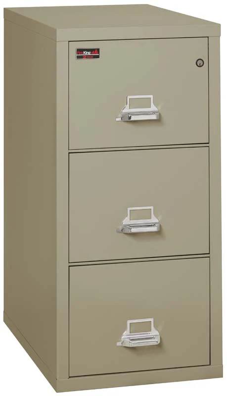 FireKing 3-2144-2 Two-Hour Three Drawer Vertical Legal Fire File Cabinet
