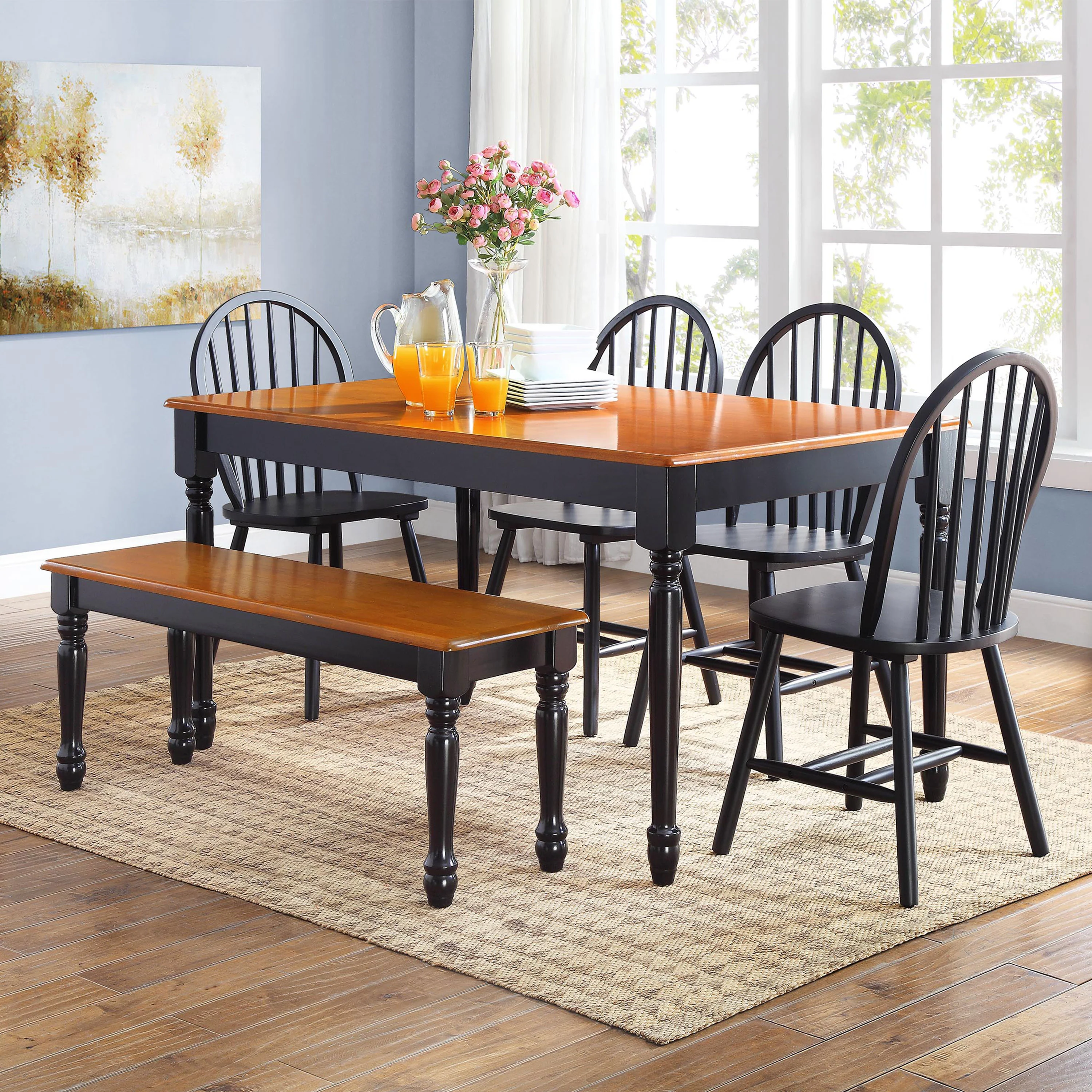 Solid Wood Dining Chairs, Set of 1