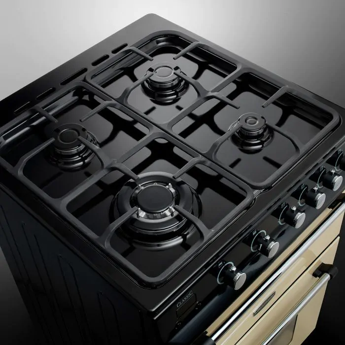 Rangemaster  Classic 60cm Dual Fuel Range Cooker | Cream/Chrome | CLA60DFFCR/C