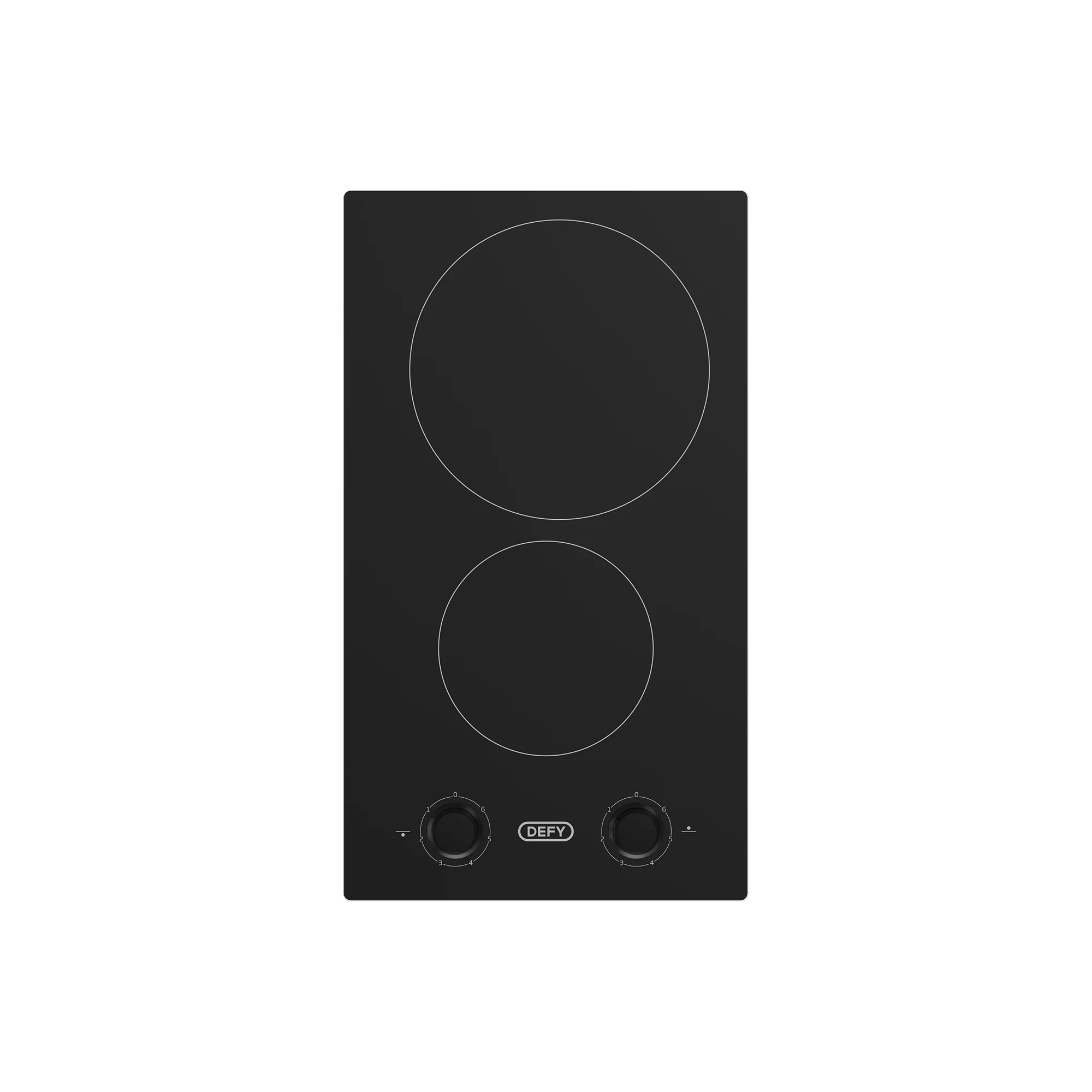 Defy 30cm Vitroceramic Hob Black