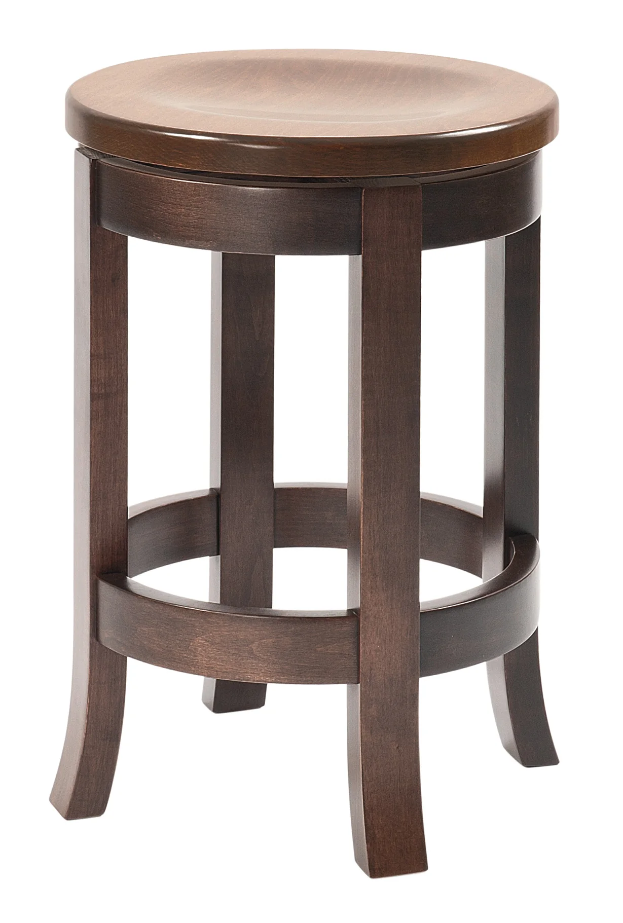 Amish Belmont Swivel Bar Stool