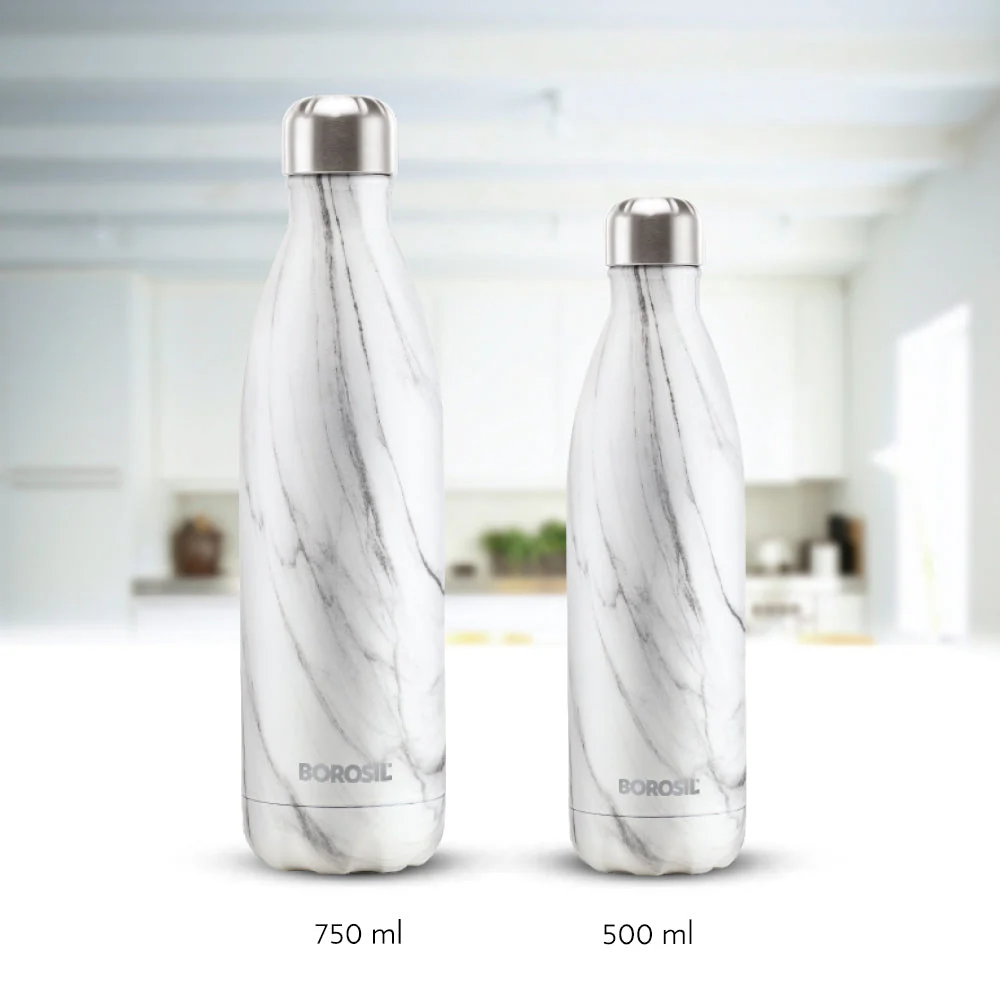 Borosil Bolt Marble, 750ml
