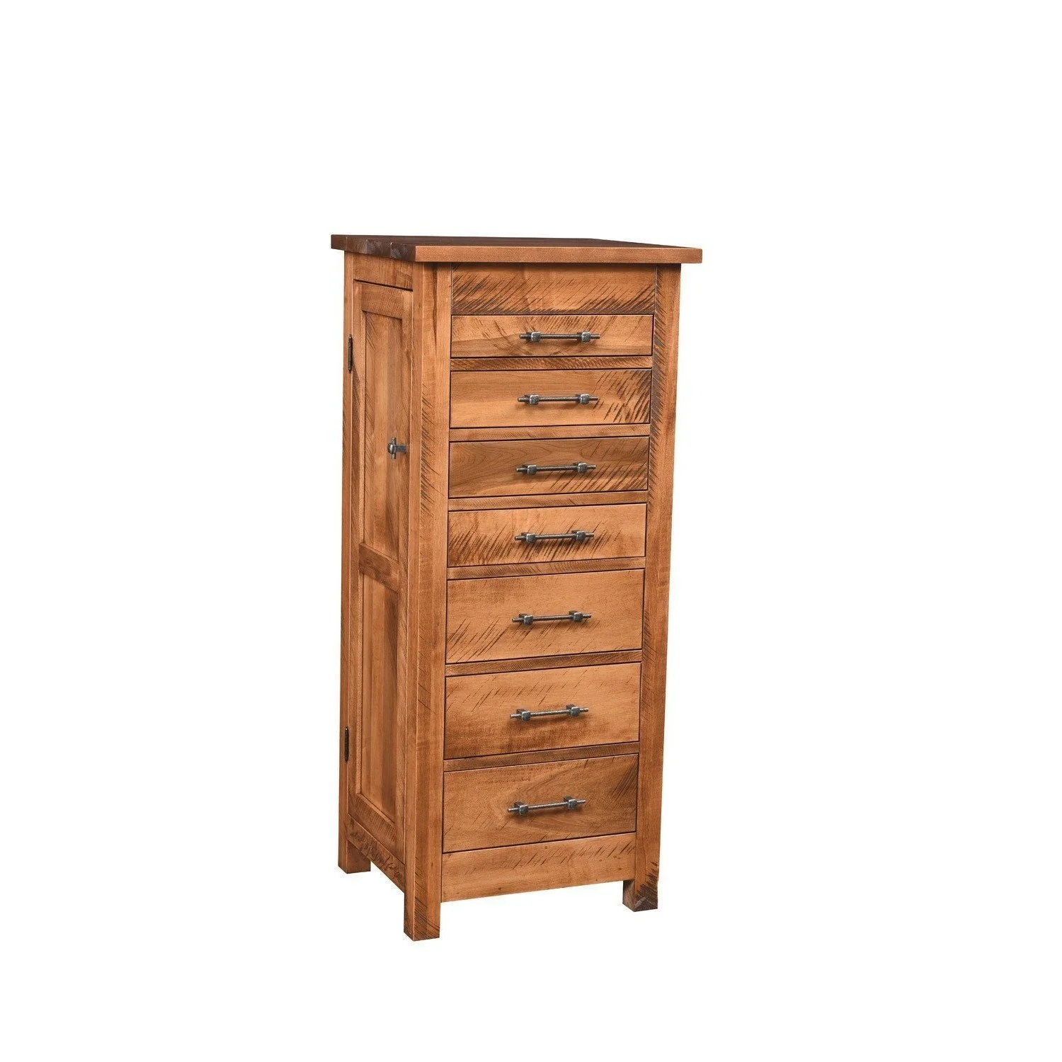 Amish Alpine Rough Sawn Jewelry Armoire