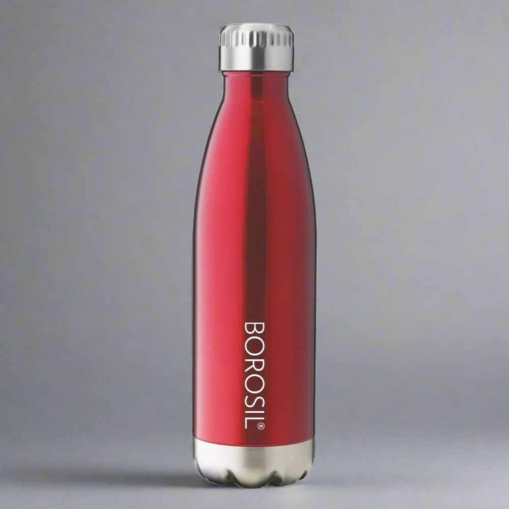 Borosil Bolt Trans Red, 500ml