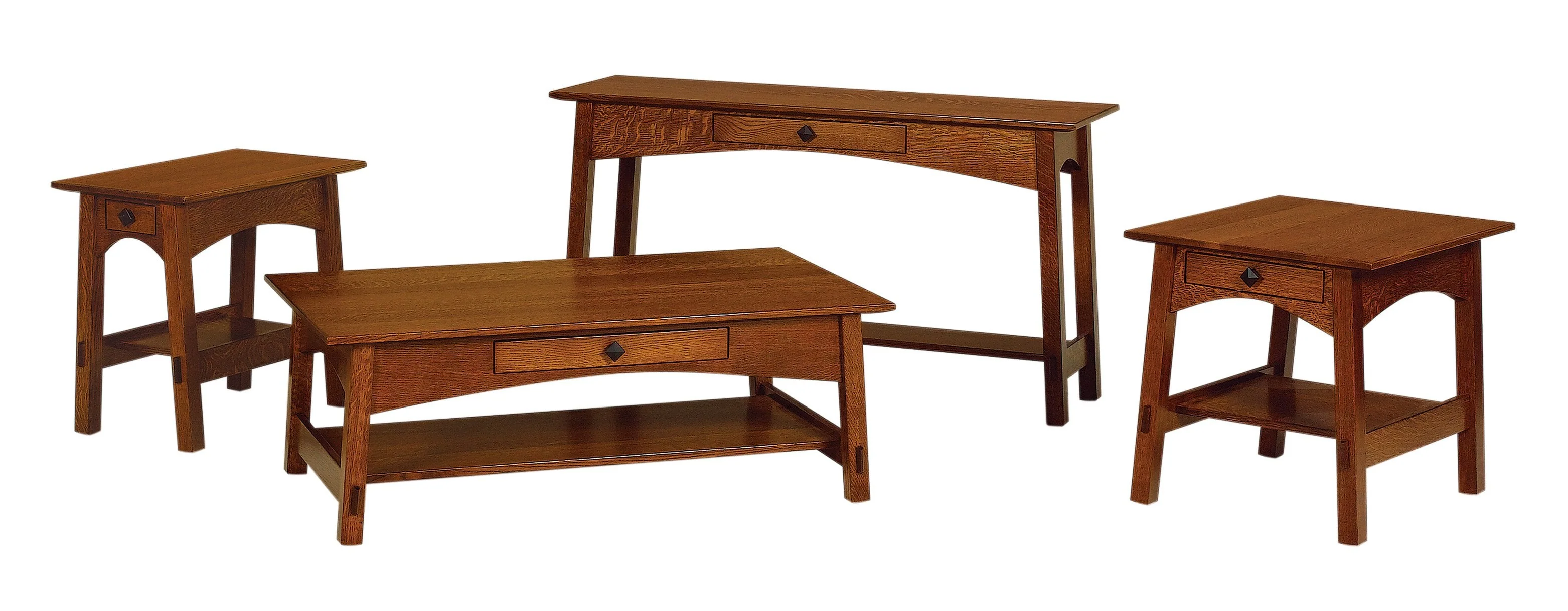 Amish McCoy Open Living Room Tables
