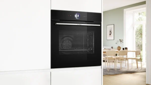 Bosch Series 8 鈥?Built鈥慽n Steam Oven, 71鈥疞, Black | HRG7764B1B