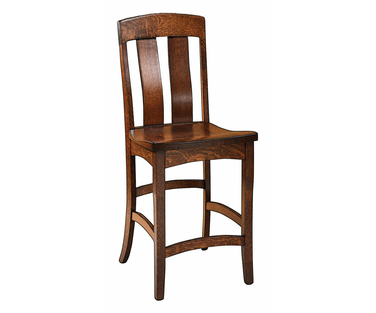 Amish Cheyenne Stationary Bar Chair