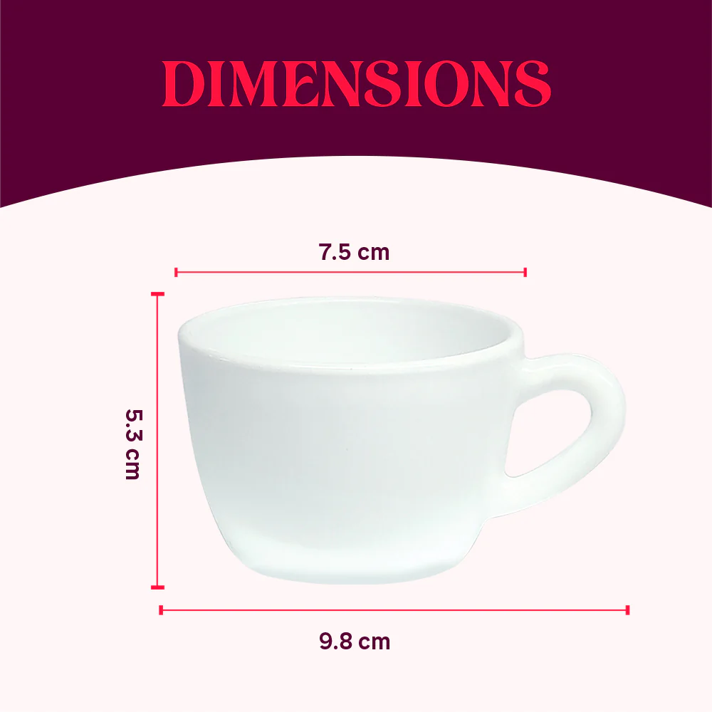 Larah By Borosil Syrah Cup Set