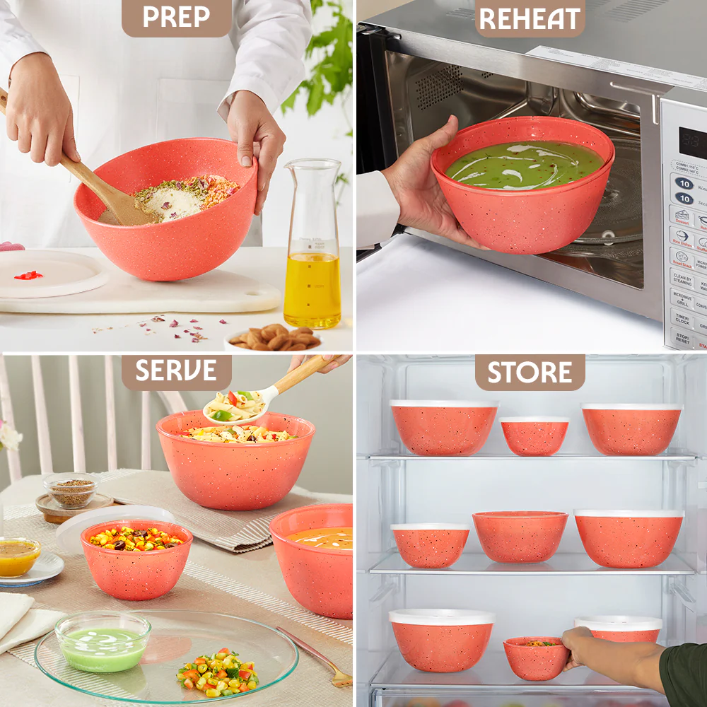 Colors Kube Pink Bowl with Lid