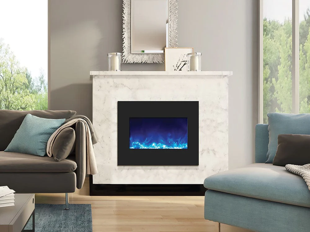 Amantii Zero Clearance Series 26-In Built-In Electric Fireplace - ZECL-26-2923