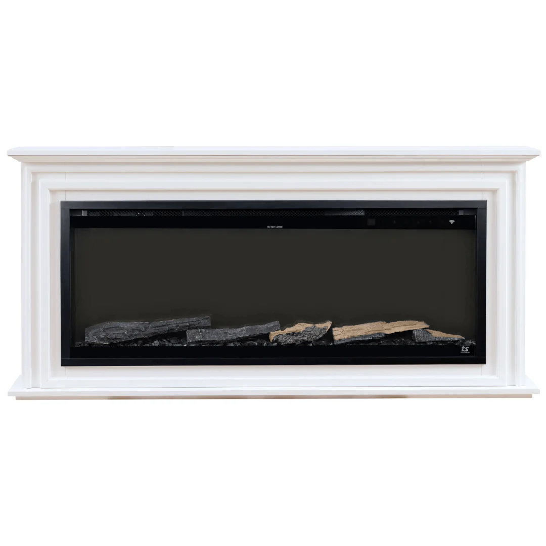 Sideline Elite Pro 50 Inch Smart Electric Fireplace with Encase Surround Mantel