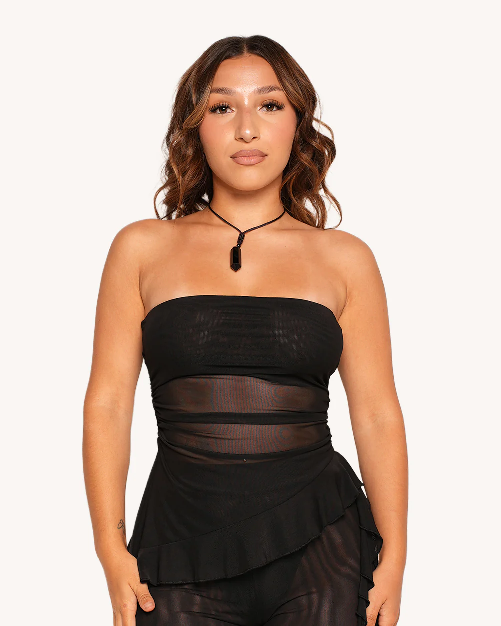 Y2K Princess Crop Top