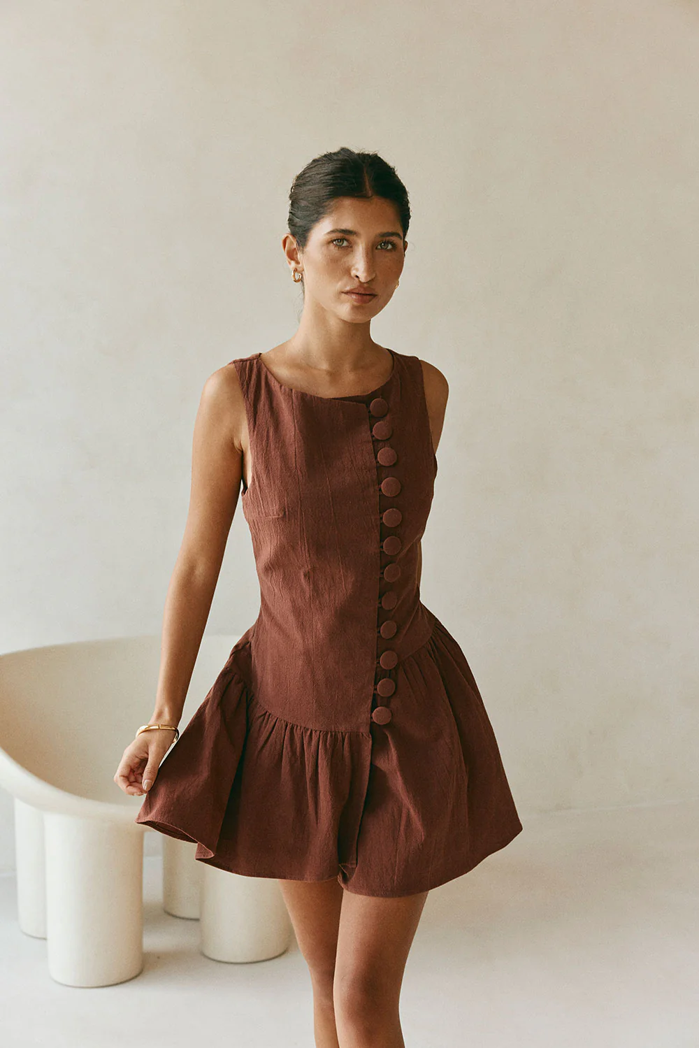 Alfresco Dress - Chocolate
