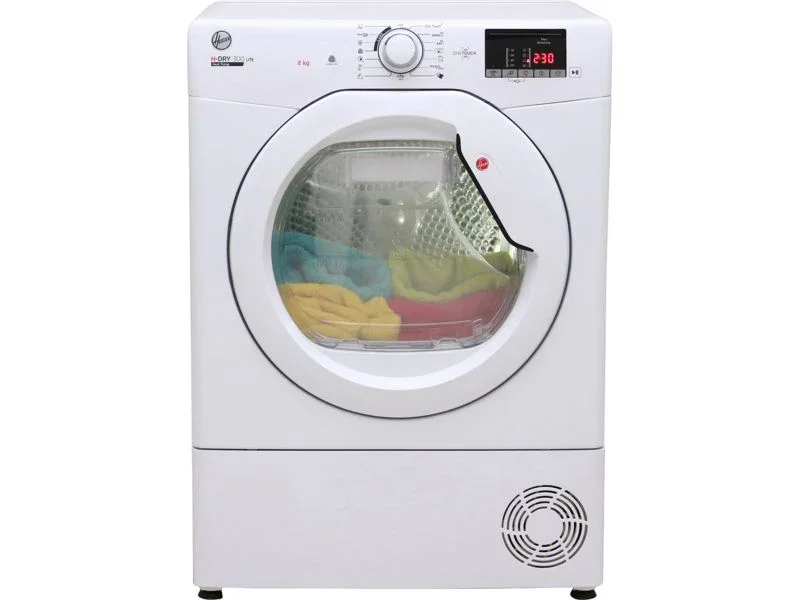 Hoover  8KG Heat Pump Tumble Dryer - White | HLEH8A2DE-80