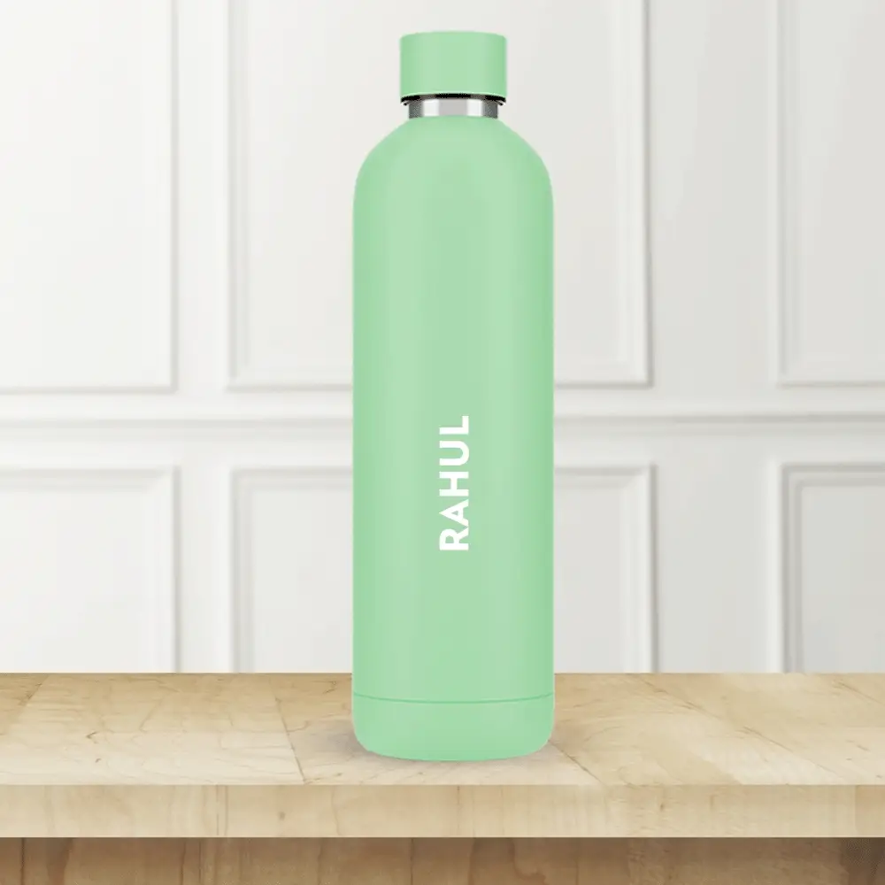 Borosil Pacific Insulated Bottle, Light Green, 700 ml-Personalise