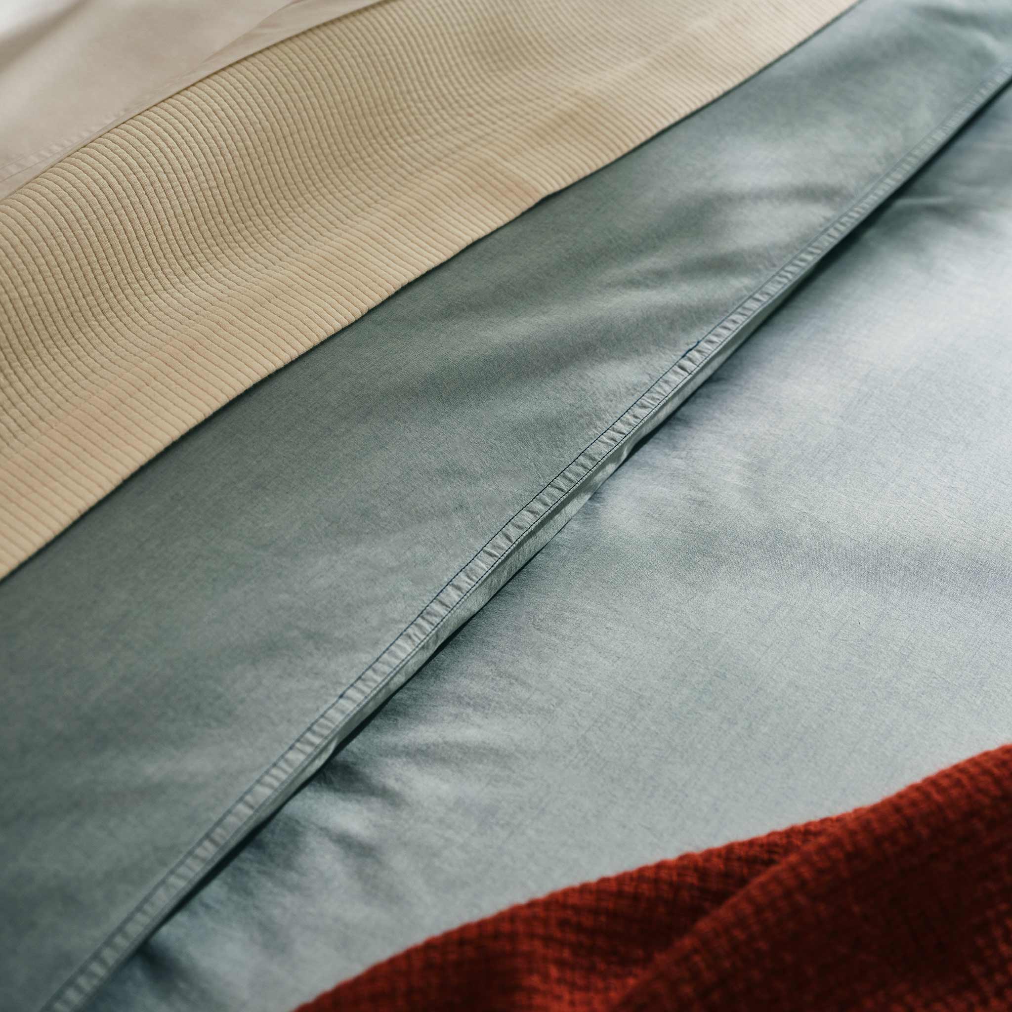 Washed Classic Percale Duvet Cover