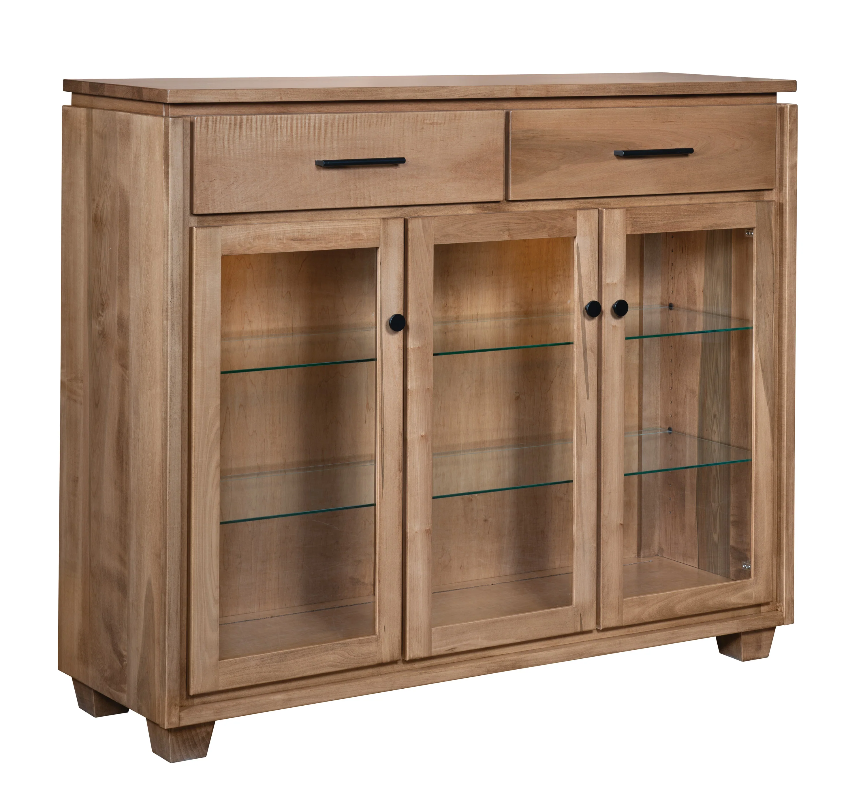 Amish Douglas Two Drawer Three Door High Buffet