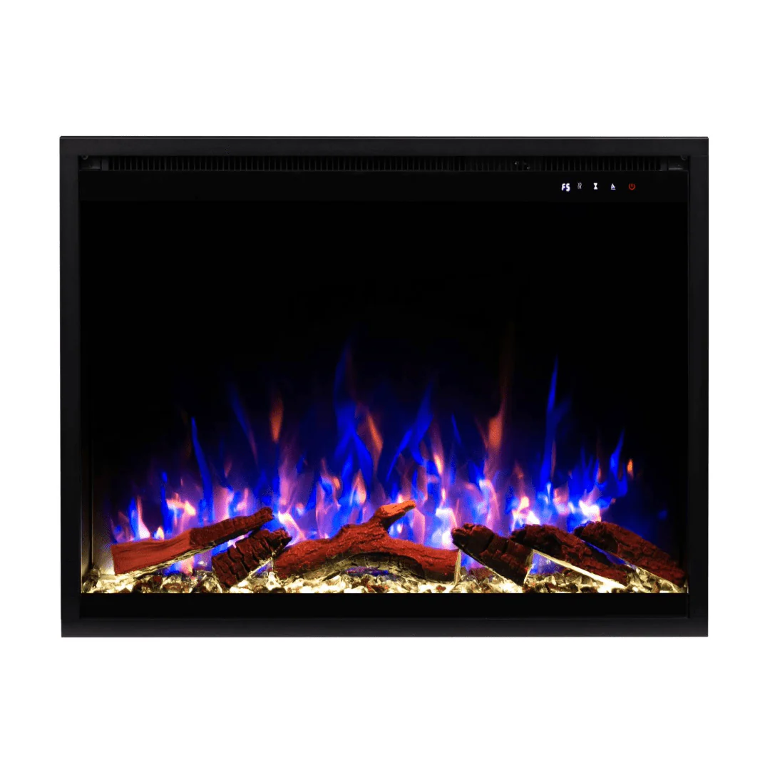 Fireplug™ Pro 33 inch Smart Electric Fireplace Insert with Fire Crackle Sound 80072