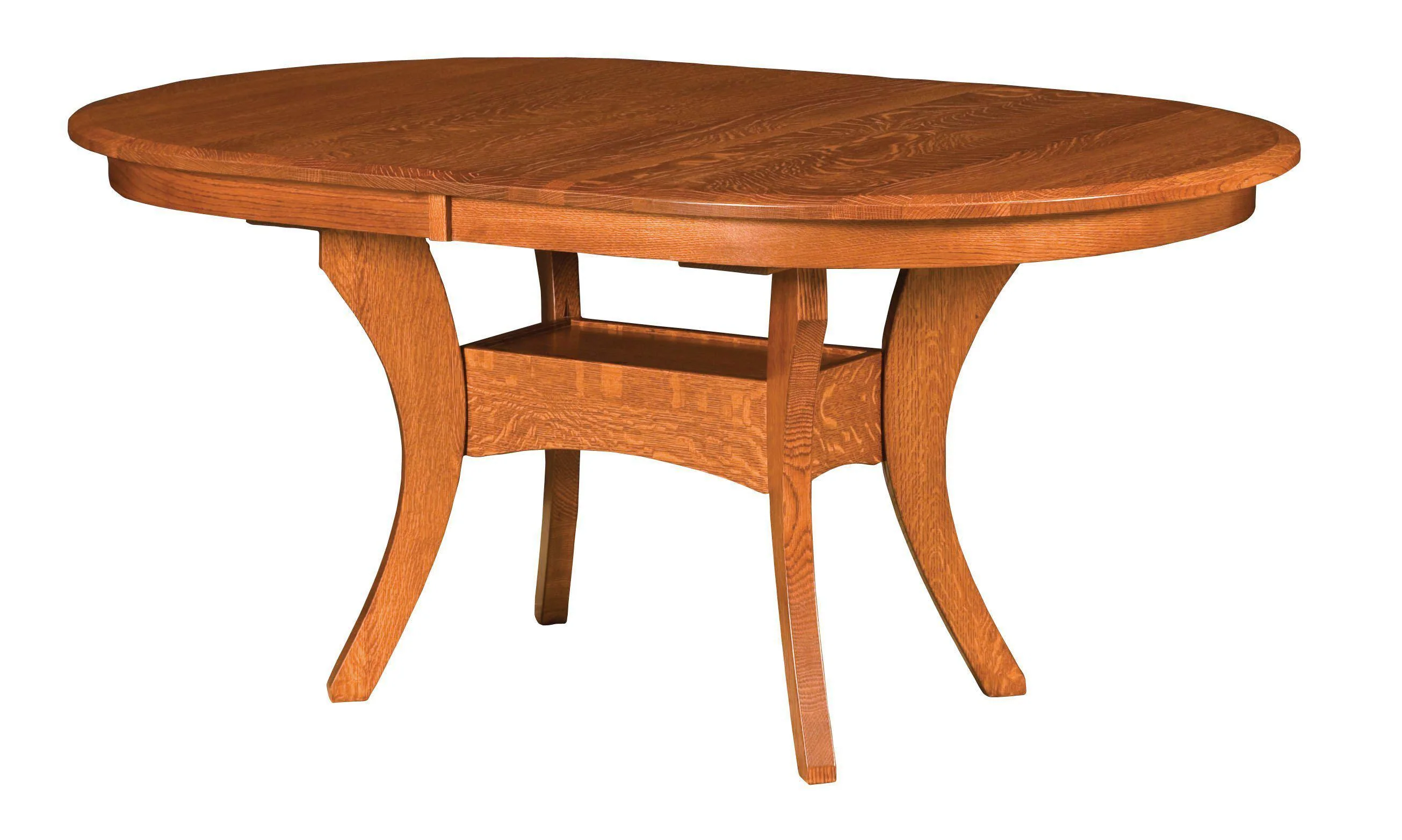 Amish Imperial Double Pedestal Table