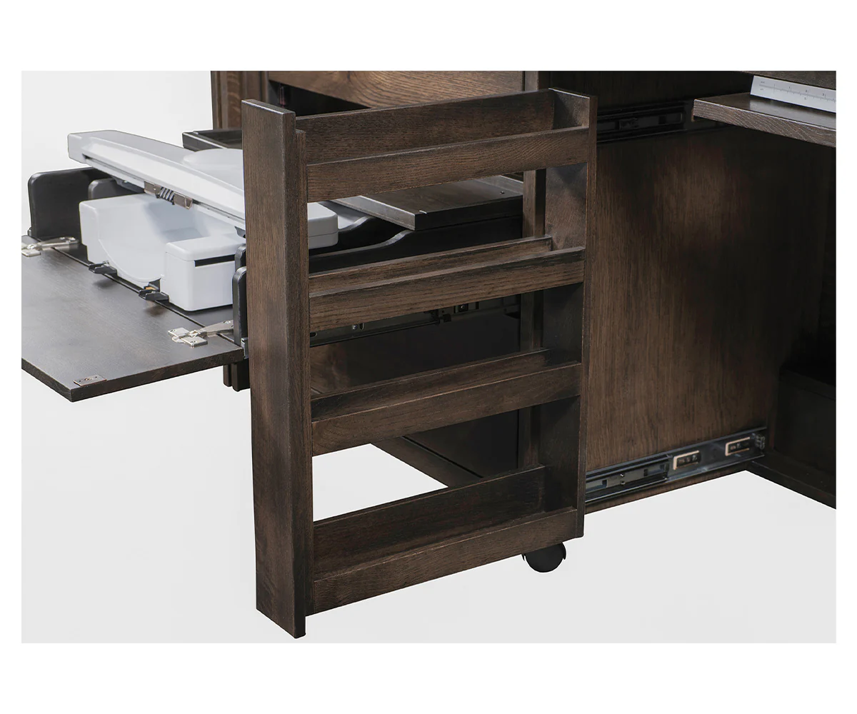 Amish Flat Top Embroidery Cabinet