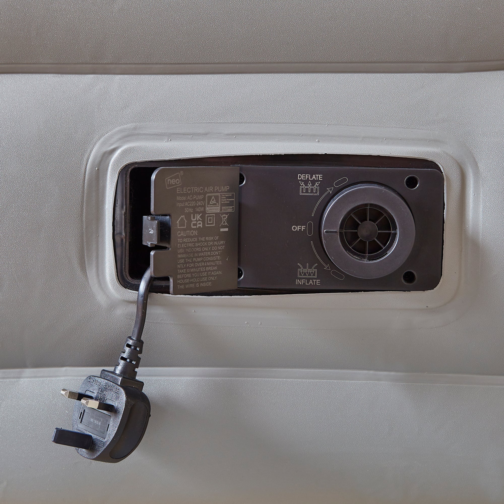 Neo Double King Inflatable Air Bed with Built-in Electric Pump