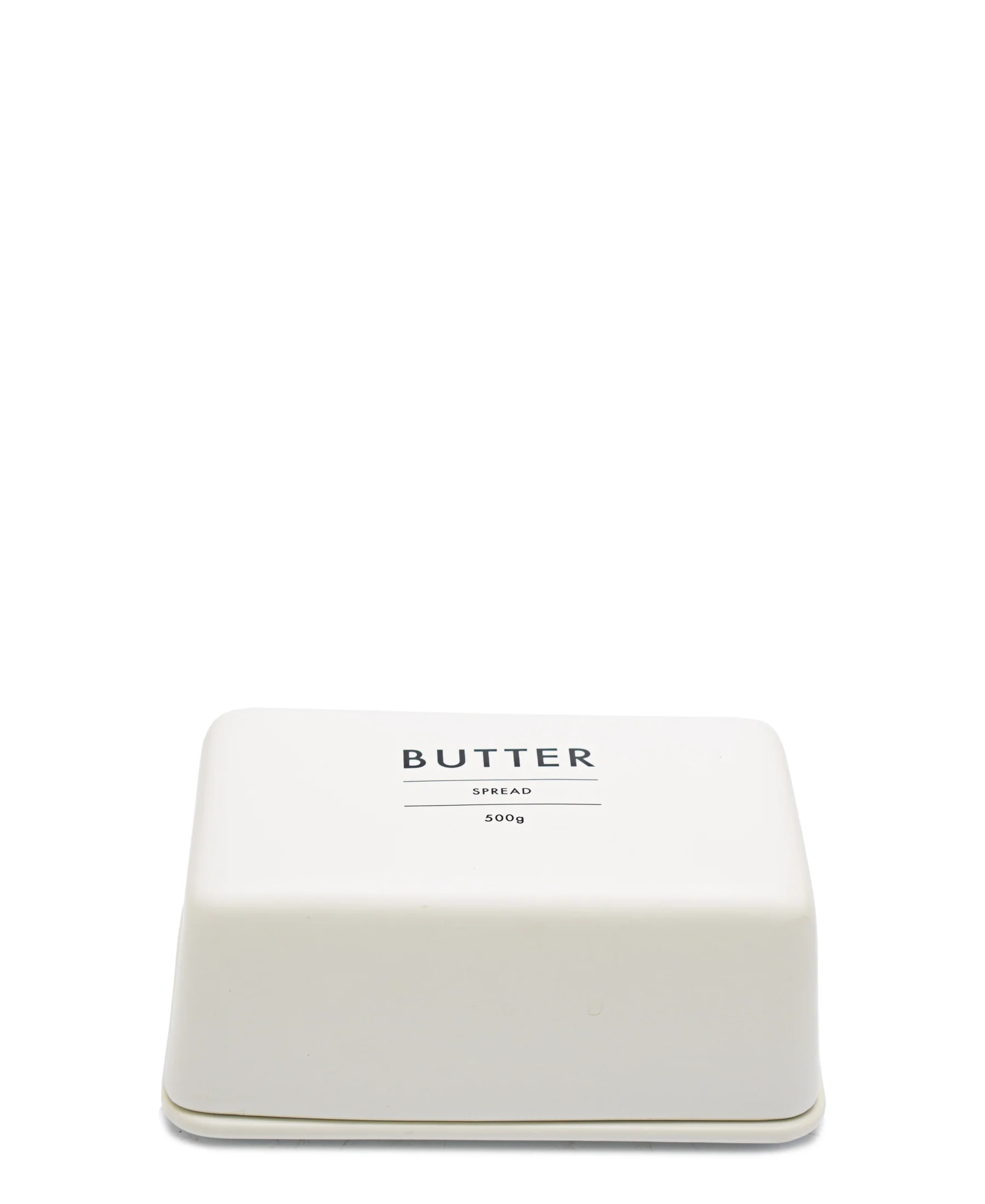 Eetrite Stoneware Butter Dish - White