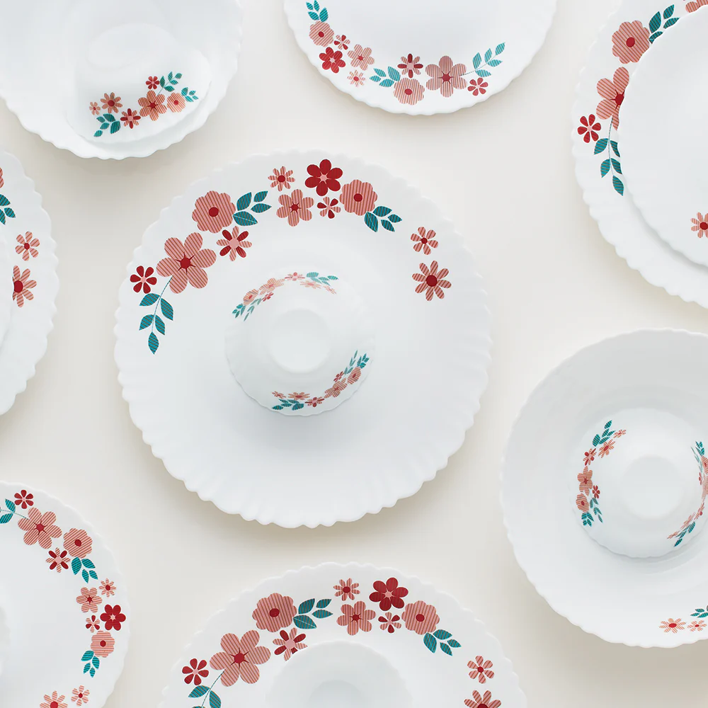 Larah by Borosil Ayana 47 pc Dinner Set