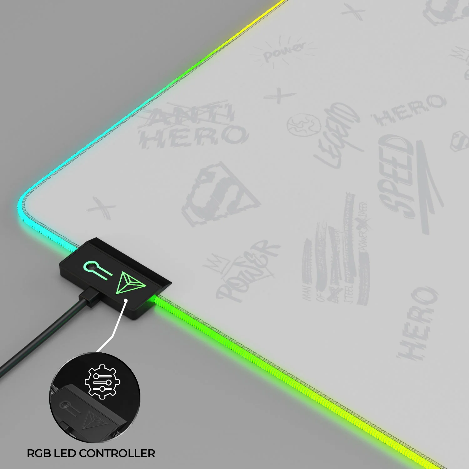 Superman - Truth Honor Courage Gaming Mouse Pad