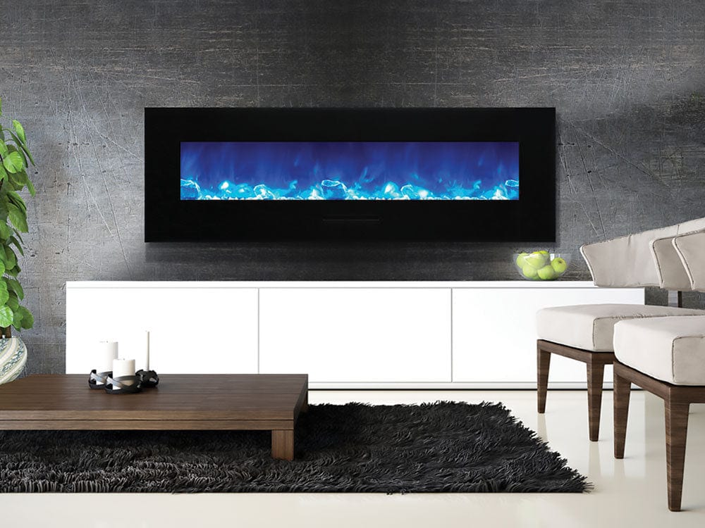 Amantii WM-FM Series 60-In Built-in or Wall Mount Electric Fireplace
