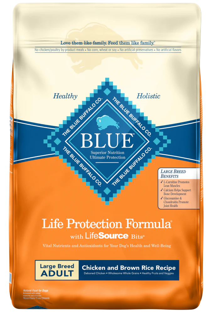 Blue Buffalo Life Protection Natural Chicken & Brown Rice Recipe Large Breed Adult Dry Dog Food