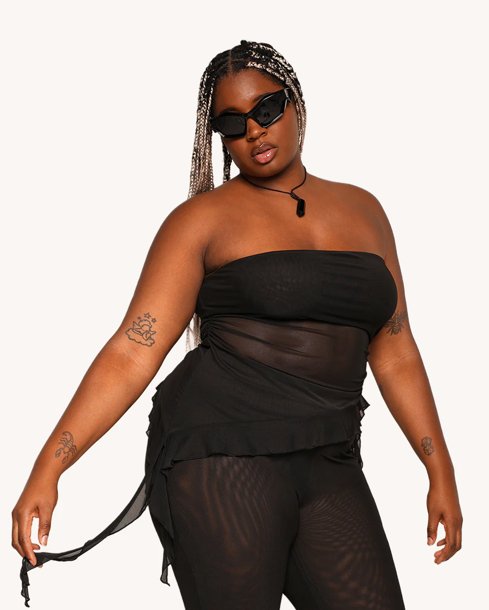 Y2K Princess Crop Top