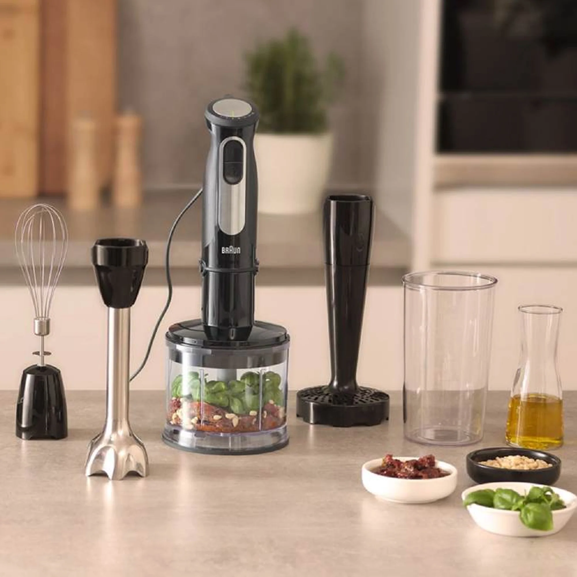 Braun 1000W MultiQuick 5 Pro Hand Blender Black