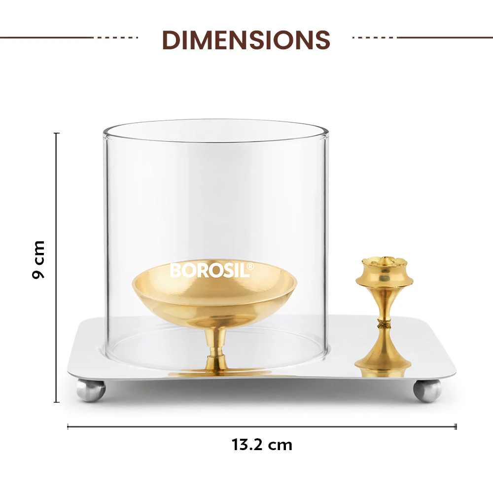 Borosil Aarti Diya, Medium