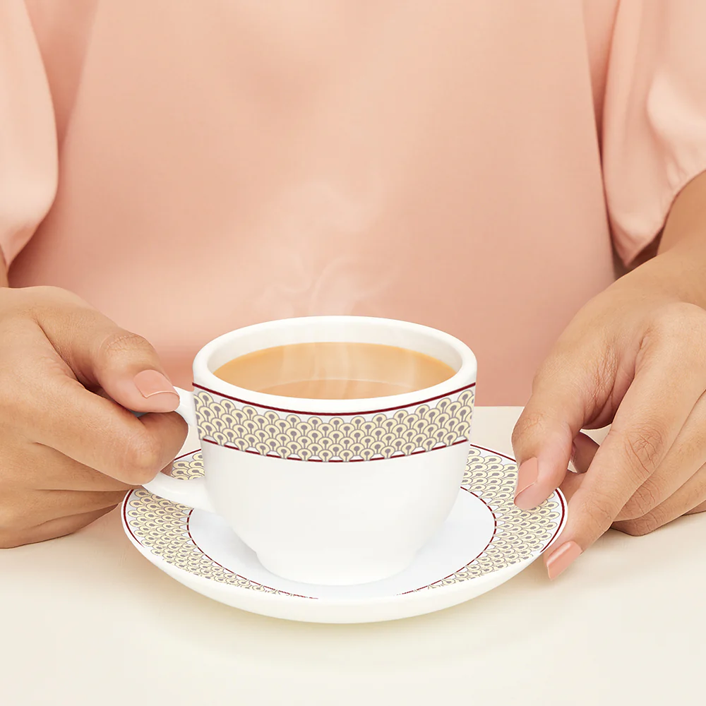 Larah By Borosil Splenda Cup n Saucer Set