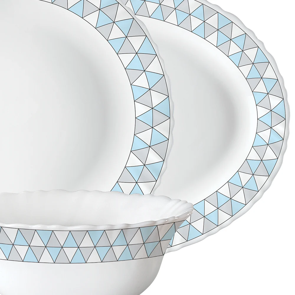 Larah by Borosil Weave Dinner Set, 36 pc