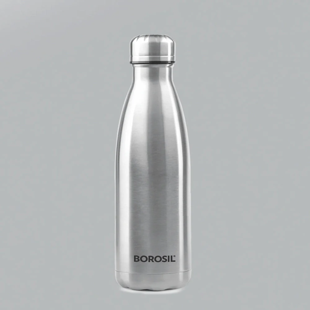 Borosil Bolt Single Wall Bottle, 1L