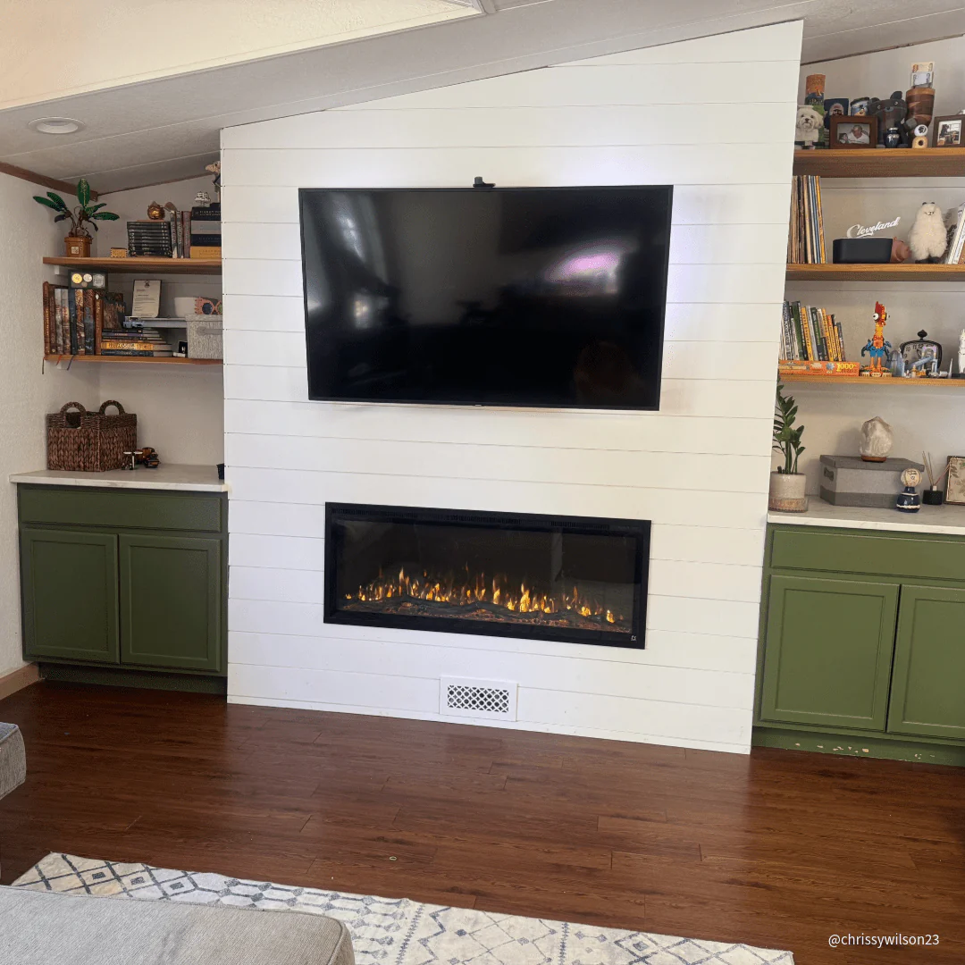 Sideline Elite 50 Inch Recessed Smart Electric Fireplace 80036