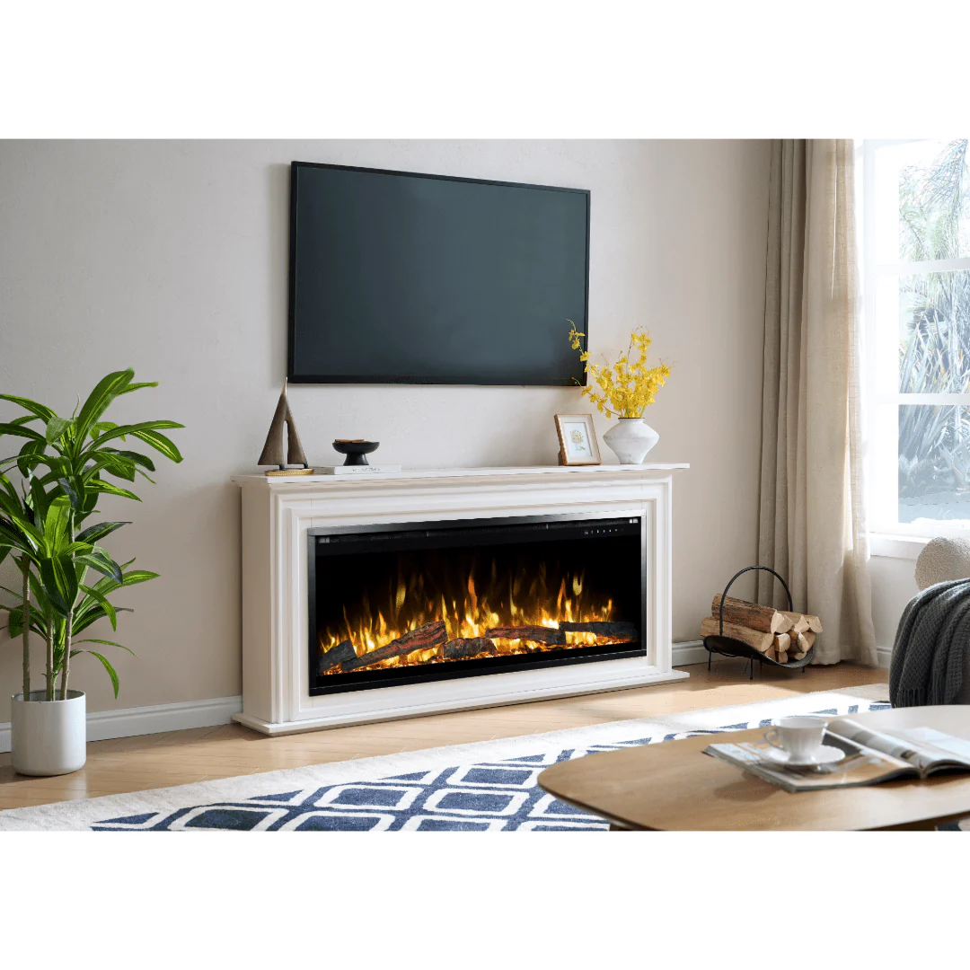 Sideline Elite Pro 50 Inch Smart Electric Fireplace with Encase Surround Mantel