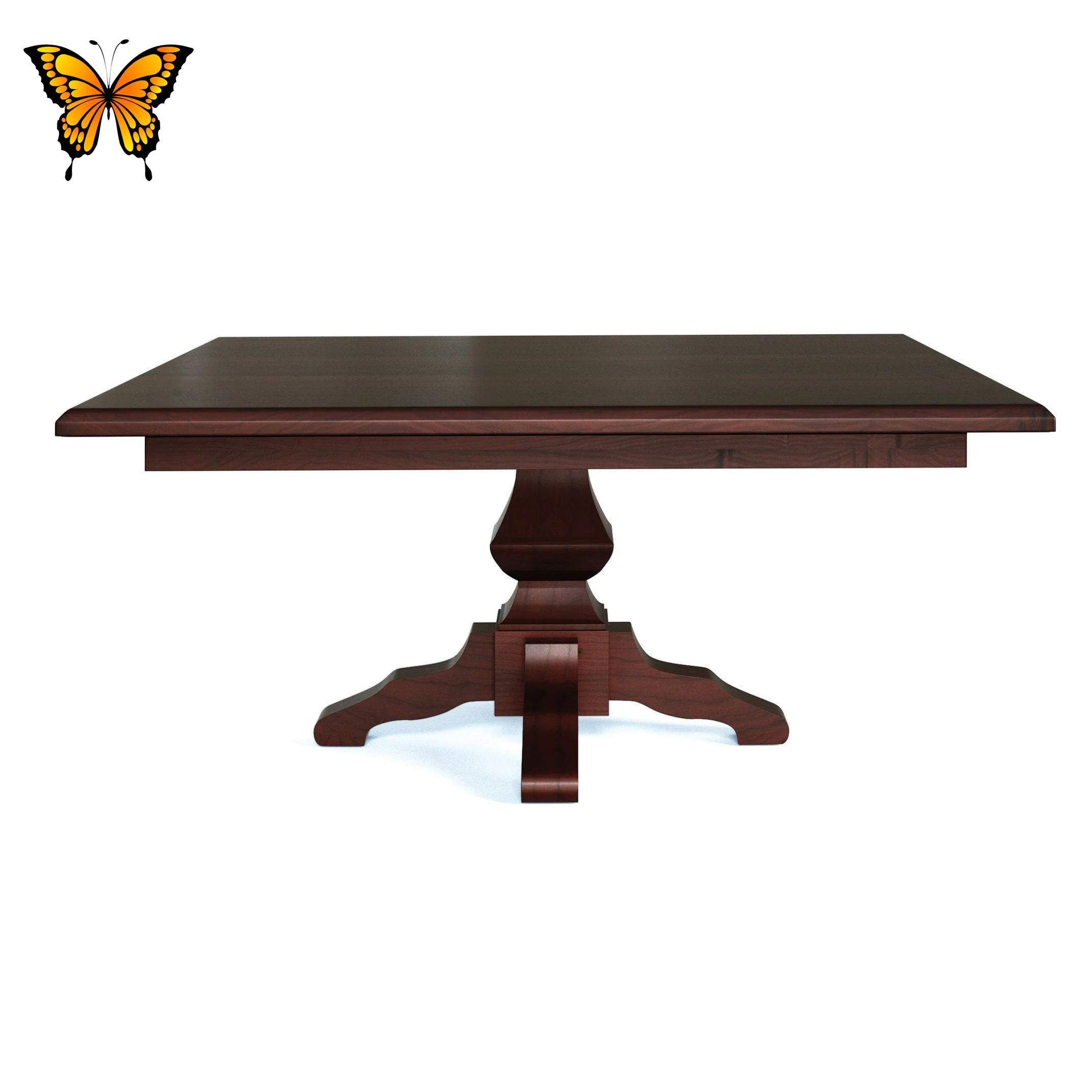 Amish Kingston Single Pedestal Table