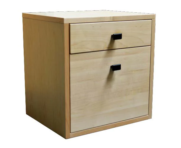 AMSEC 1335492 Maple Storit Two Drawer Storage Cabinet